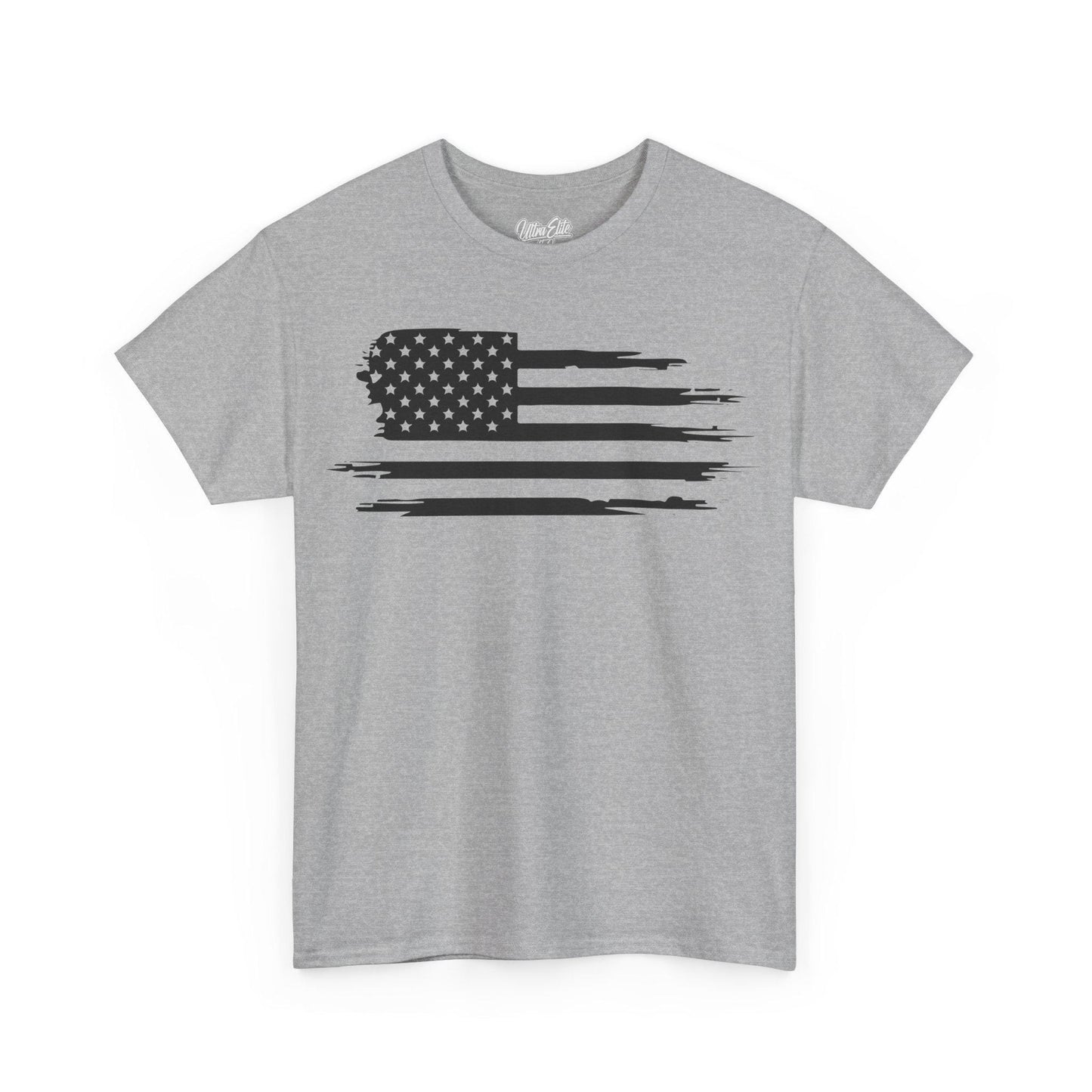 USA Flag T-Shirt: Patriotic 4th of July, Veteran, Gym Wear