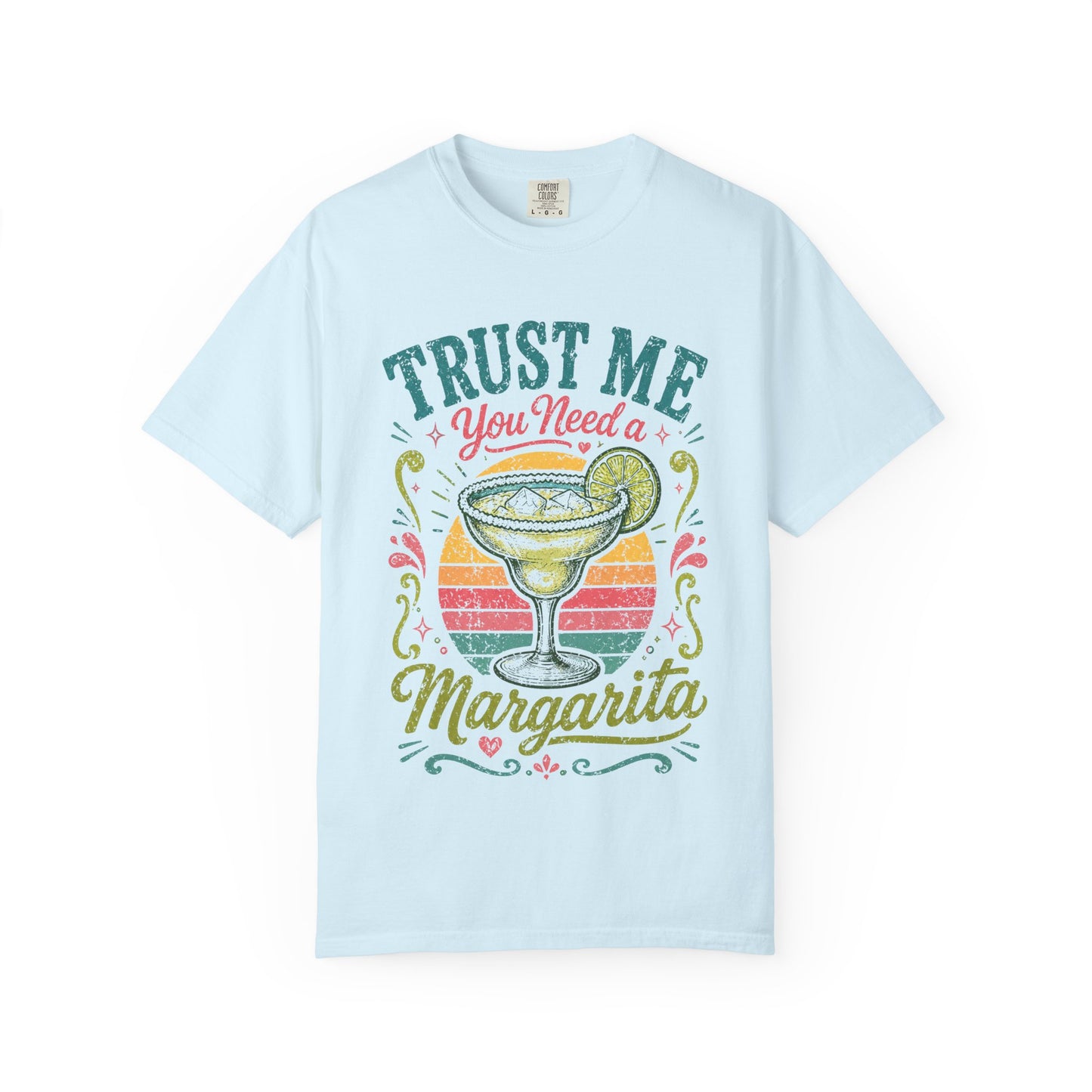 Trust Me You Need a Margarita Shirt Girls Trip Tee Bachelorette Party Funny Cocktail Shirt Retro Summer Vacation Tee