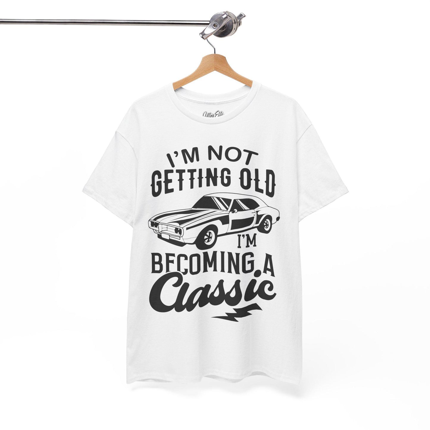 Classic Car Graphic Crew Neck: Funny T-Shirt for Car Lovers