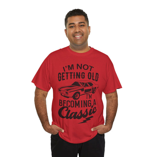 Classic Car Graphic Crew Neck: Funny T-Shirt for Car Lovers