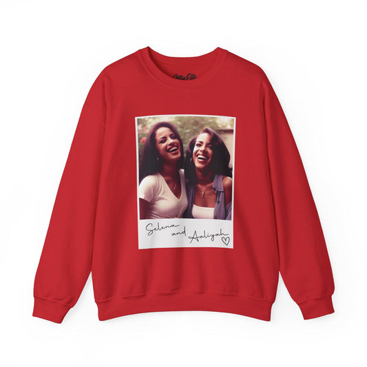 Selena & Aaliyah Graphic Sweatshirt: 90s Music Legends Tee
