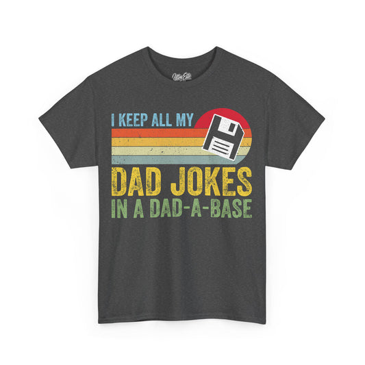Dad Jokes Tee Funny Dad Shirt Father’s Day Gift Drinking Husband Tee Front & Back Print Gift for Dad or Husband