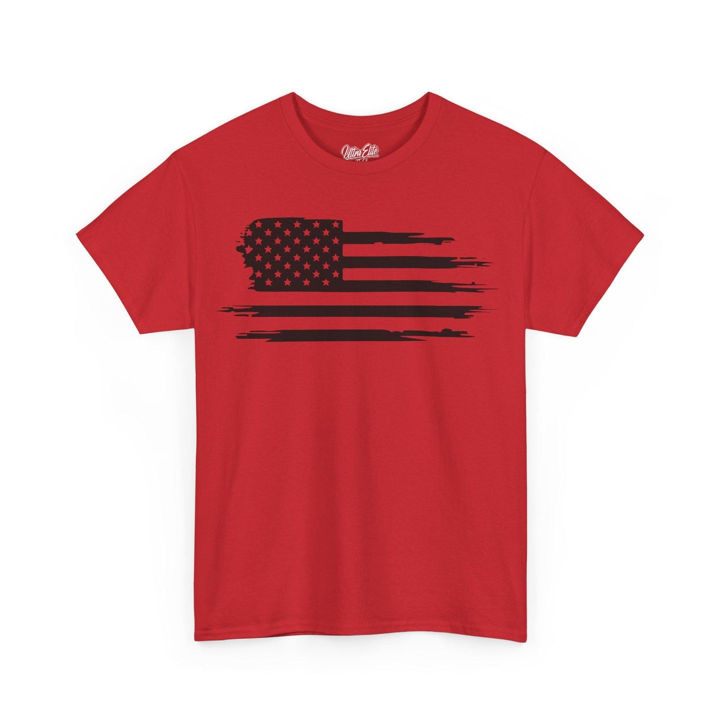 USA Flag T-Shirt: Patriotic 4th of July, Veteran, Gym Wear