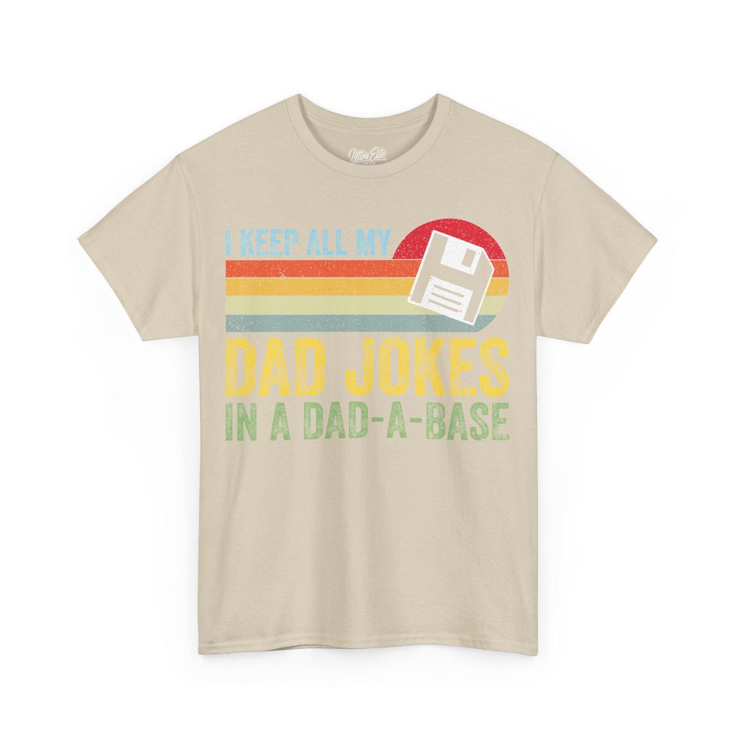 Dad Jokes Tee Funny Dad Shirt Father’s Day Gift Drinking Husband Tee Front & Back Print Gift for Dad or Husband