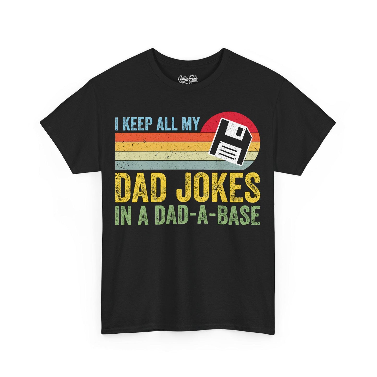Dad Jokes Tee Funny Dad Shirt Father’s Day Gift Drinking Husband Tee Front & Back Print Gift for Dad or Husband