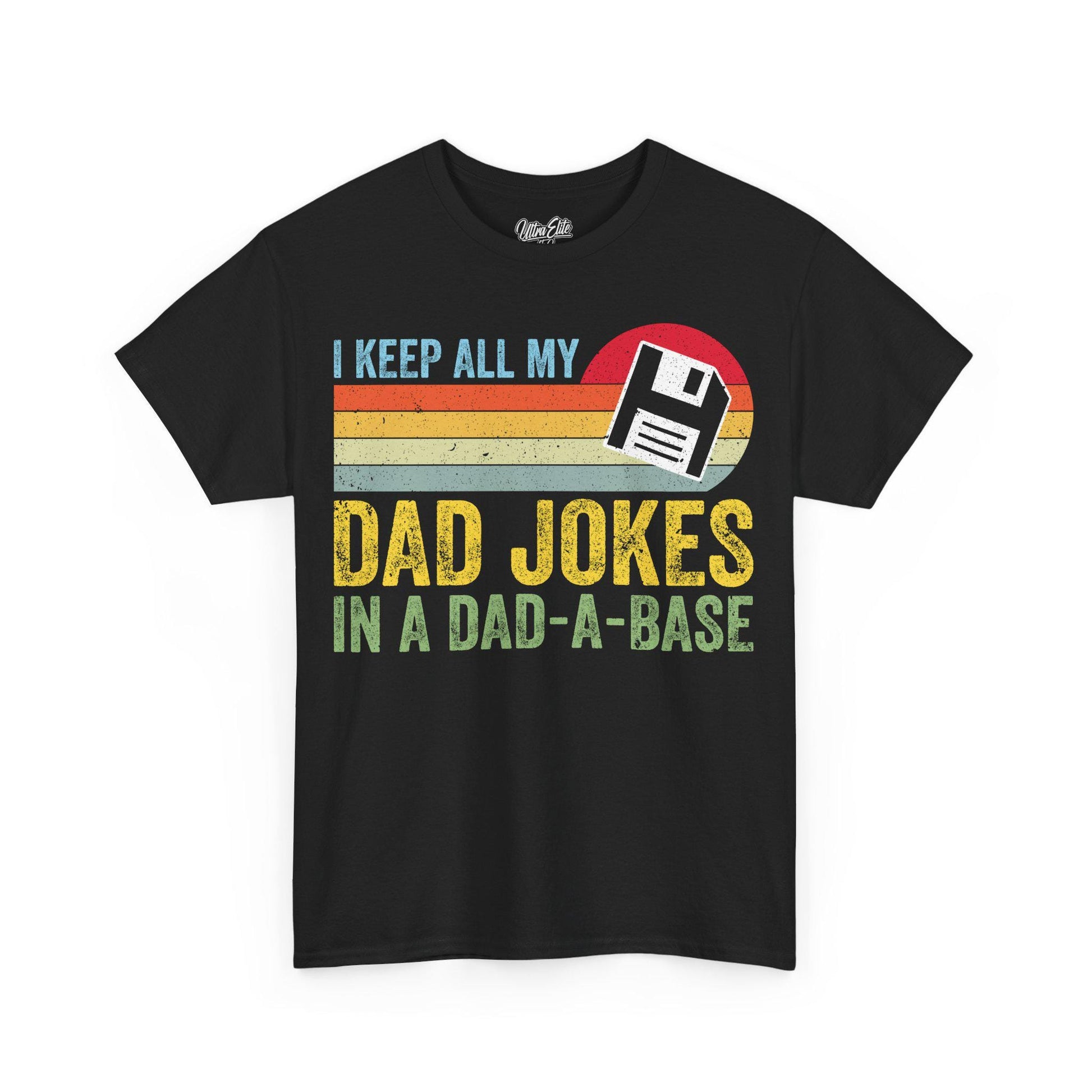 Dad Jokes Tee Funny Dad Shirt Father’s Day Gift Drinking Husband Tee Front & Back Print Gift for Dad or Husband