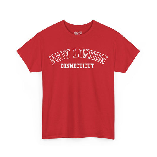 New London CT T-Shirt: Retro 1970s Cityscape Tee